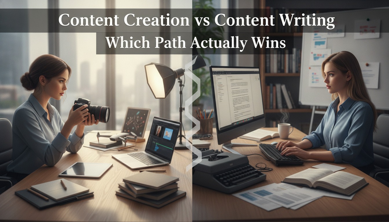 content creation vs content writing
