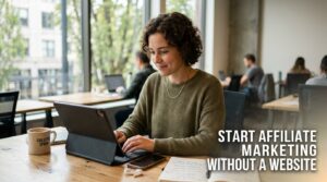 how to start affiliate marketing without website