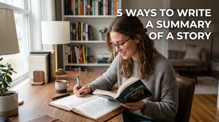 how to write a summary of a story