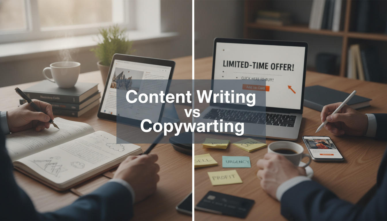 which is better content writing or copywriting