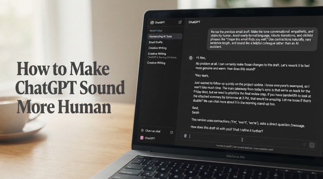 How to Make ChatGPT Sound More Human