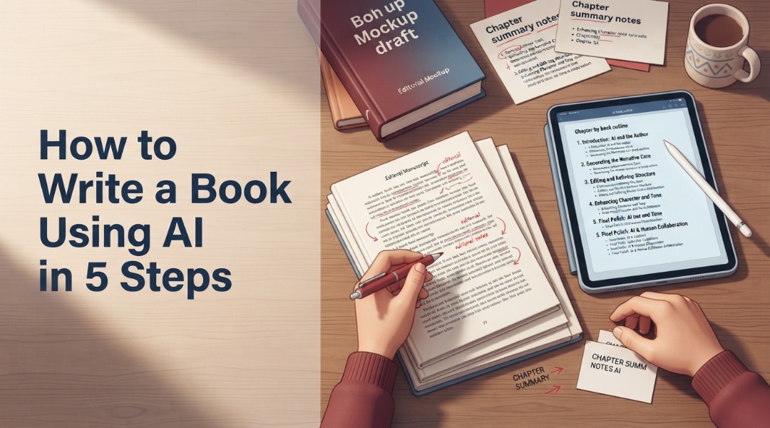 how to write a book using ai