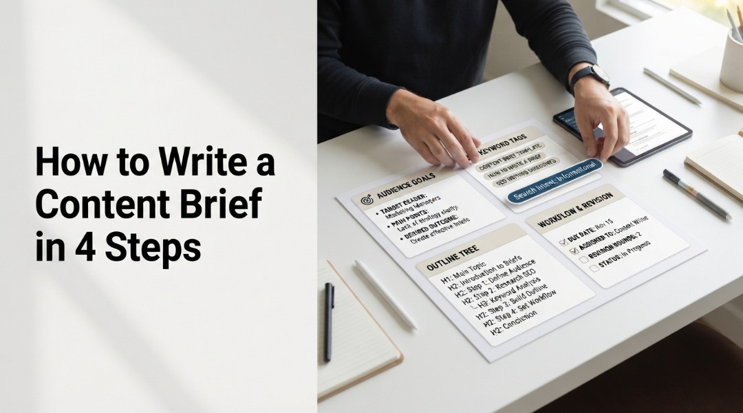 How to Write a Content Brief in 4 Steps That Cut Revision Cycles