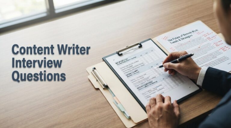 content writer interview questions
